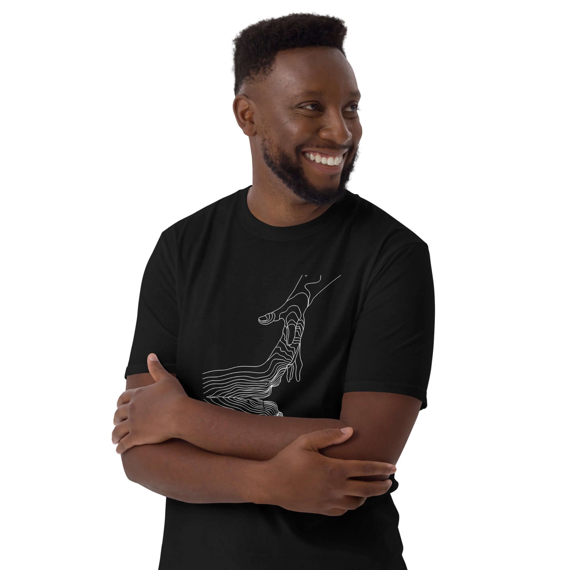 "Connection" Minimal Art Tee - Embrace Unity