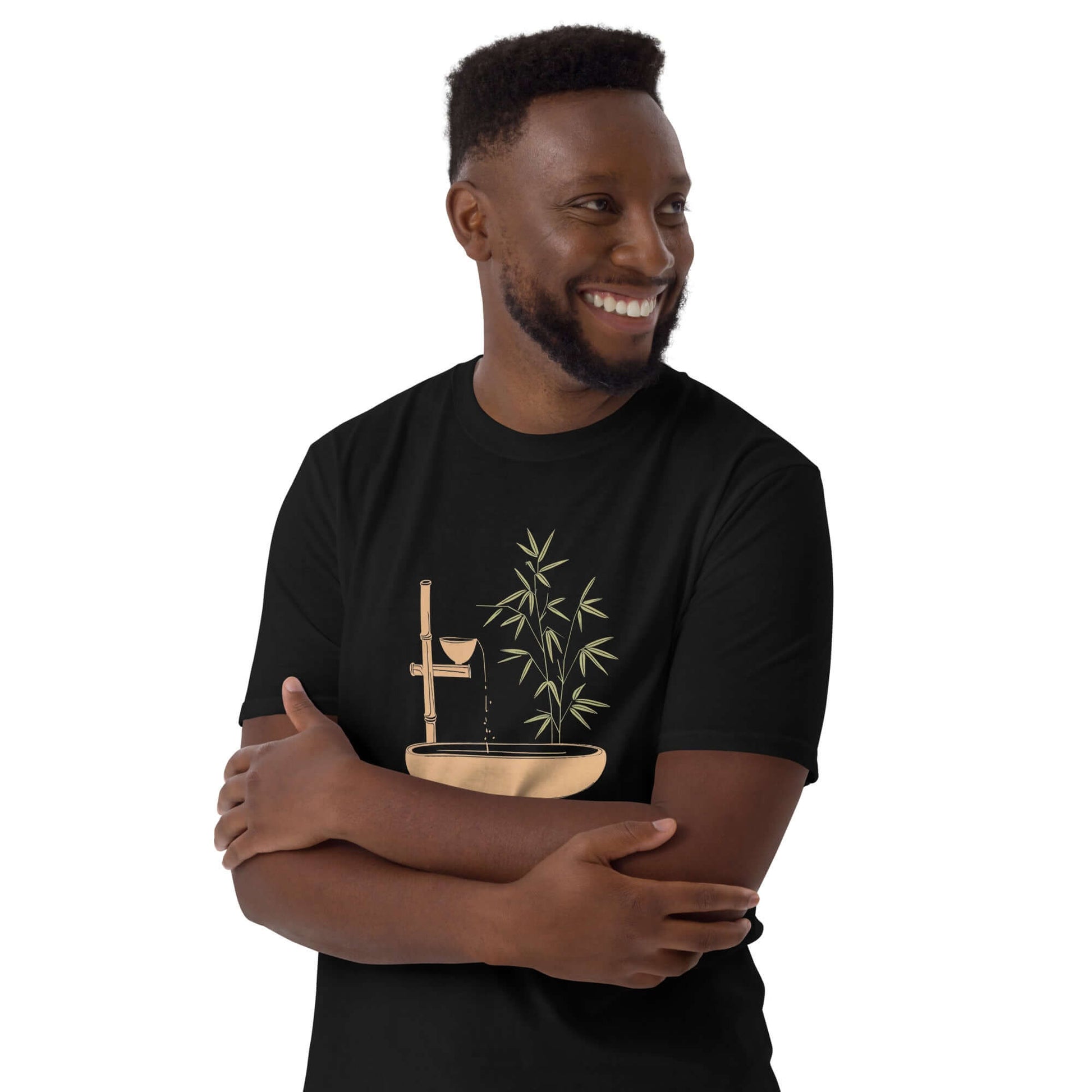 Bamboo Zen Minimalist T-Shirt - Embrace Tranquility