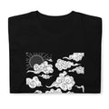 Mystic Clouds Anime T-Shirt - Minimalist Black Tee