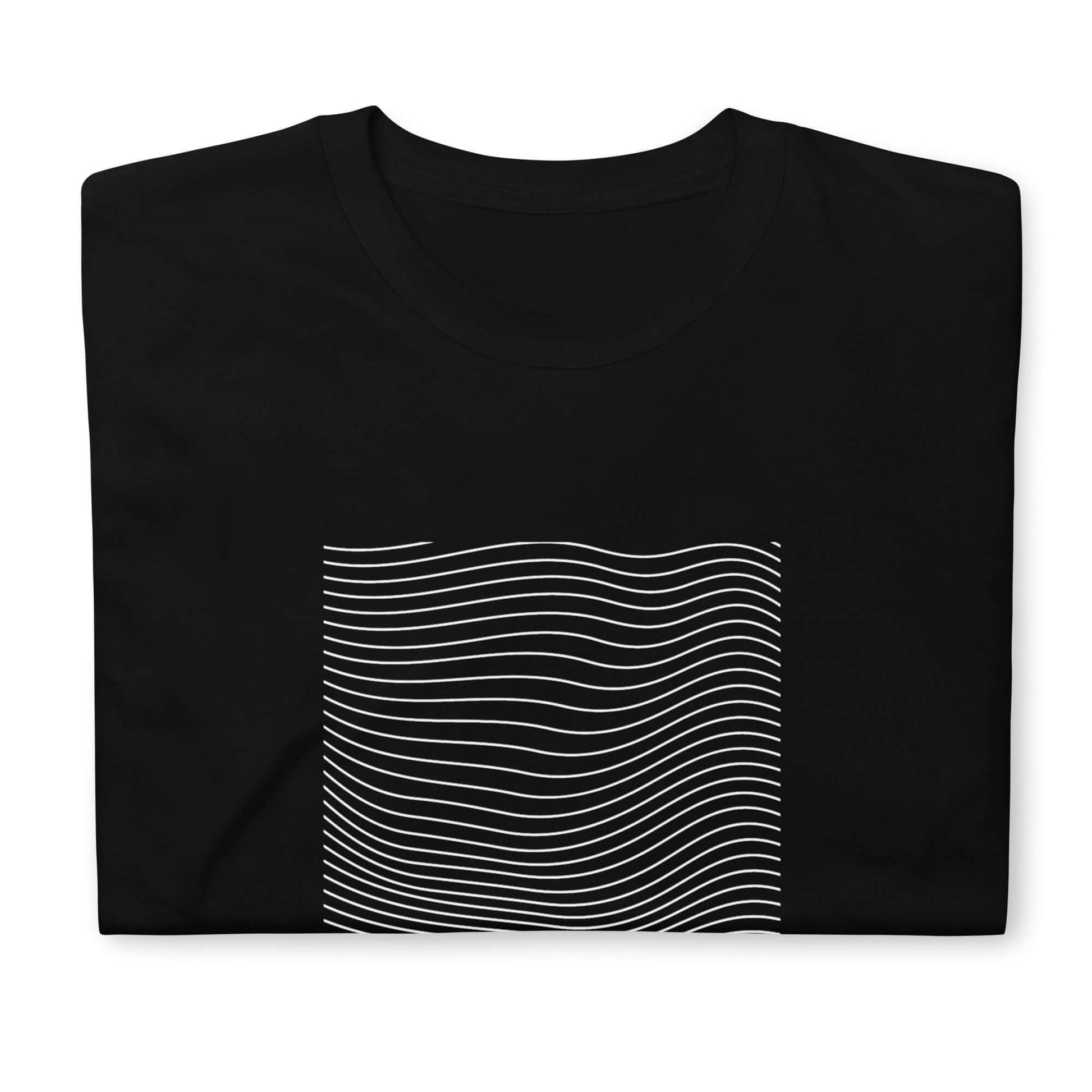 "Silent Waves" Minimal Art Tee - Embrace Serenity