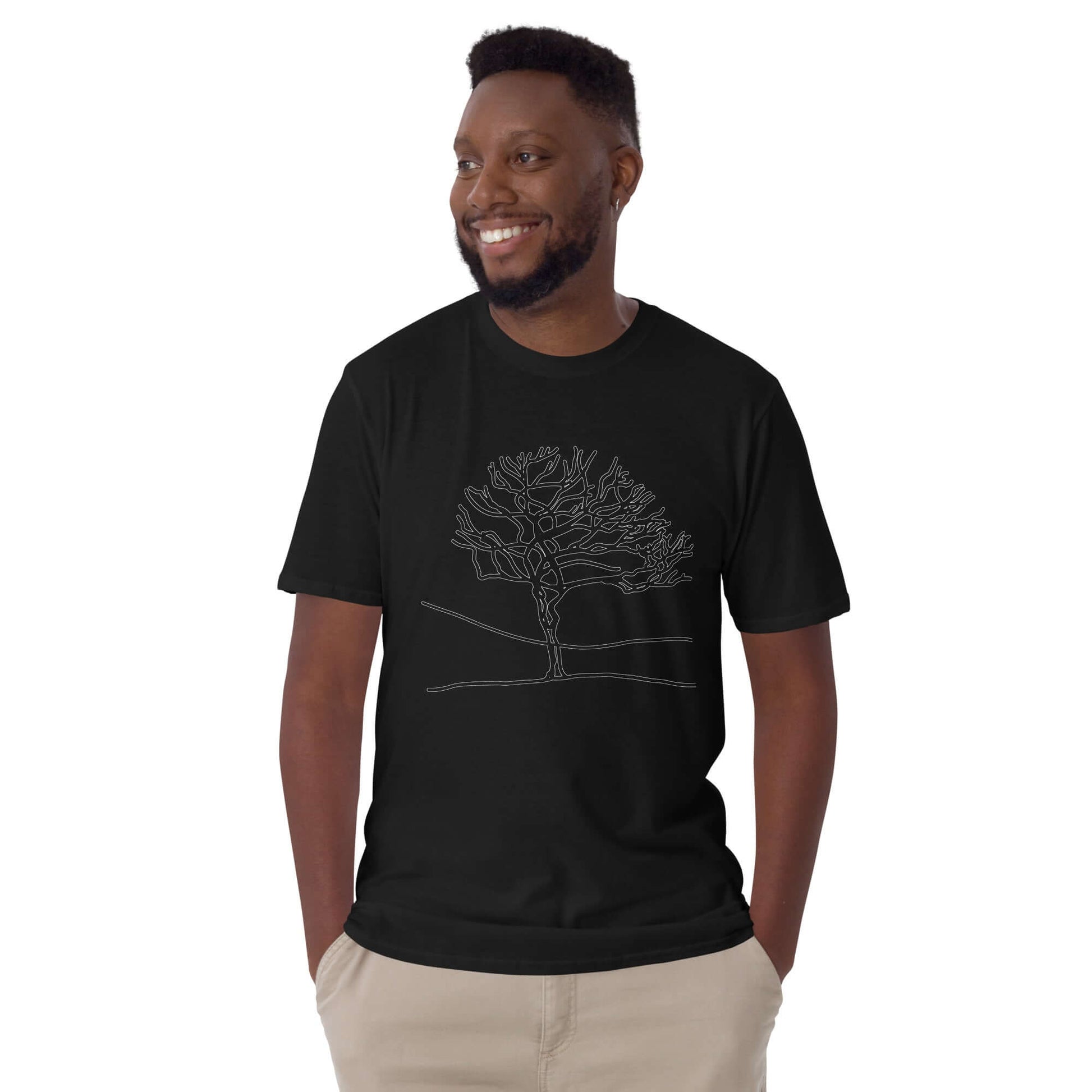 "Tree of Life" Minimal Art T-Shirt | Ajubee