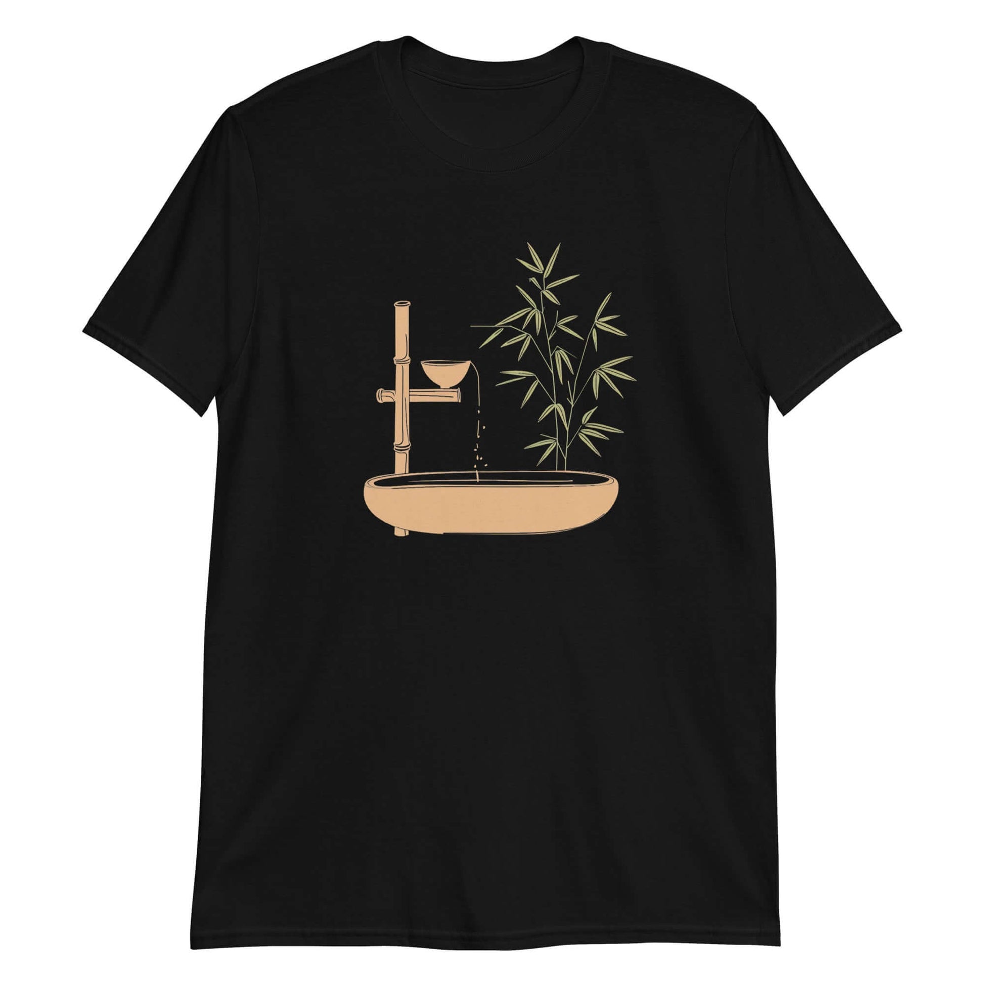 Bamboo Zen Minimalist T-Shirt - Embrace Tranquility