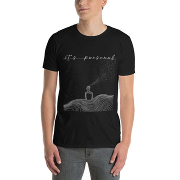 "It's Personal" Minimalist Art T-Shirt (Black)