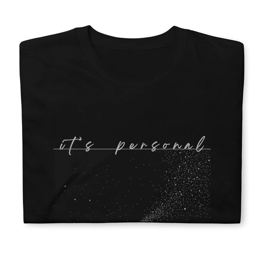 "It's Personal" Minimalist Art T-Shirt (Black)