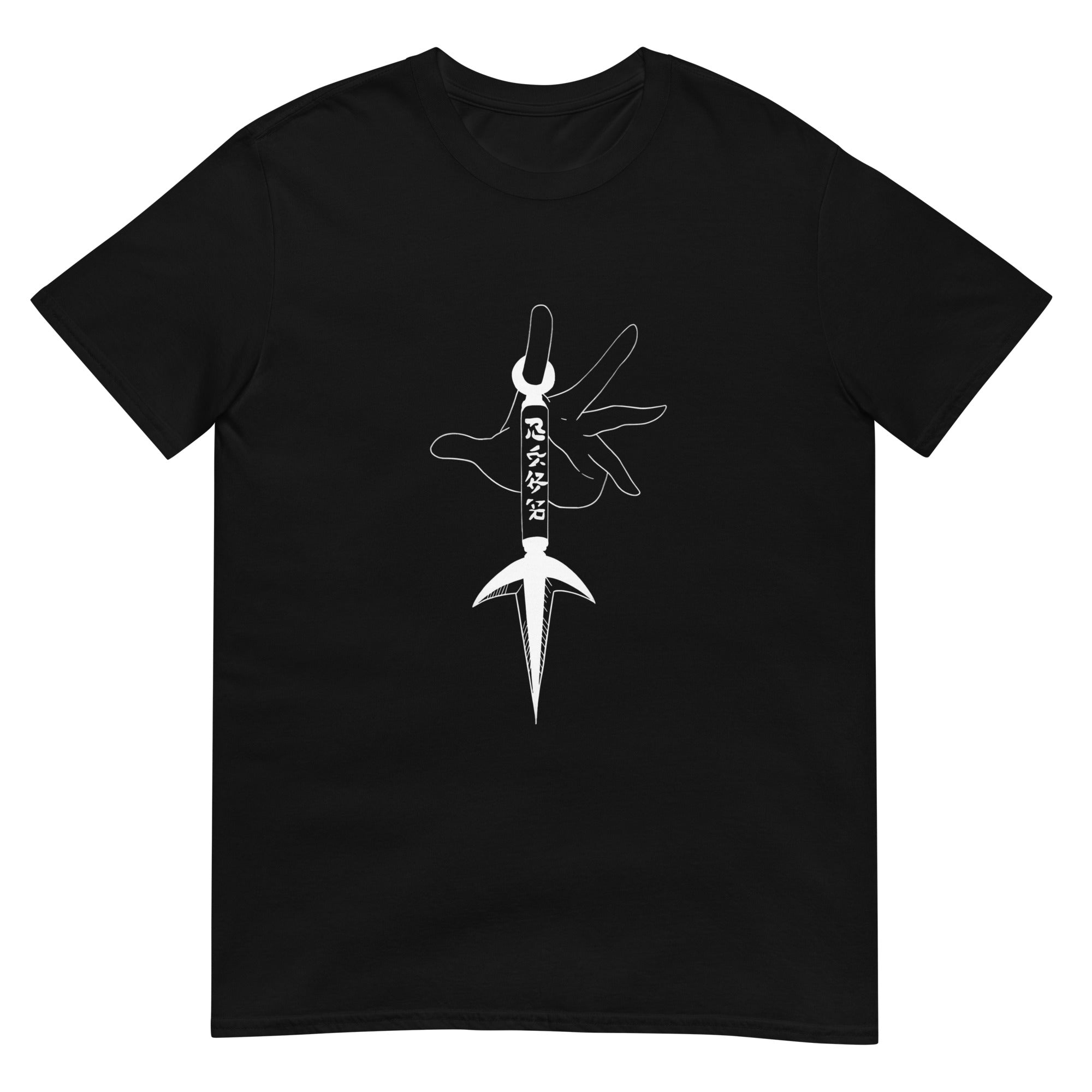 Kunai Ninja Tool Naruto Anime T-Shirt (Black)