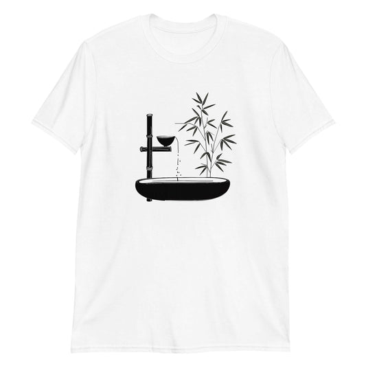 "Bamboo Zen" White T-Shirt - Find Your Zen