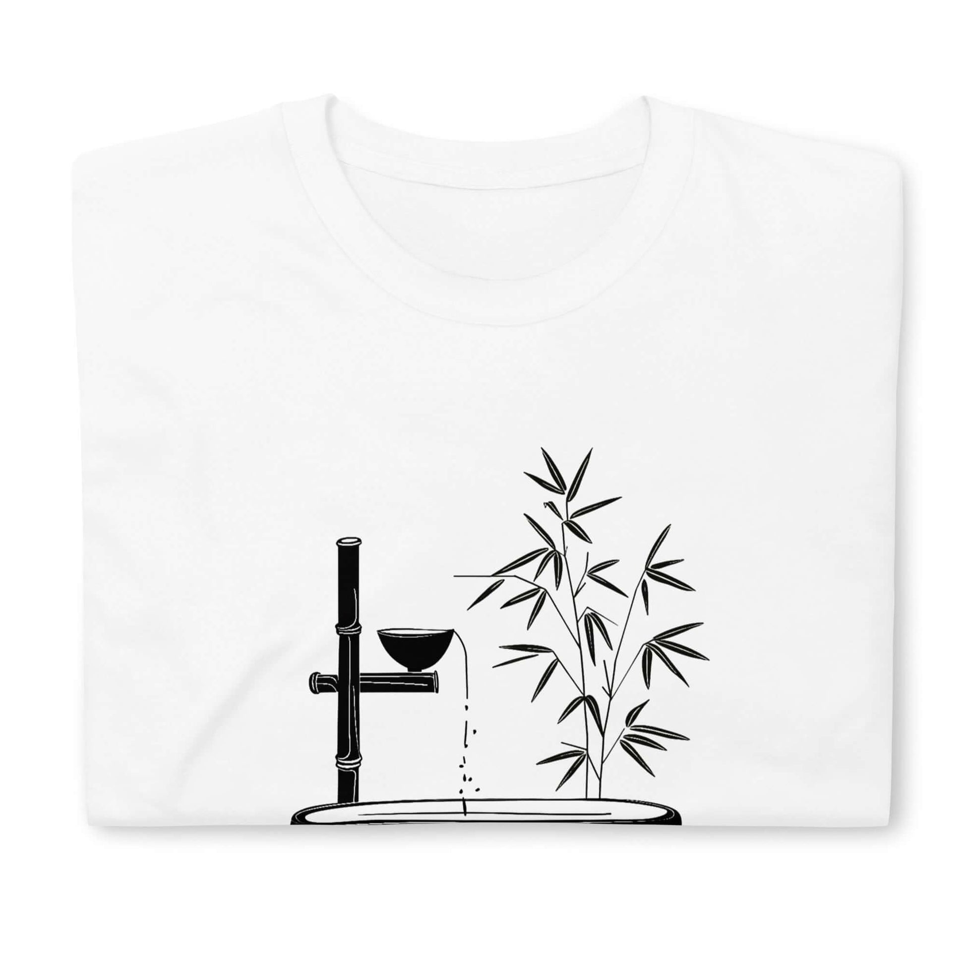 "Bamboo Zen" White T-Shirt - Find Your Zen