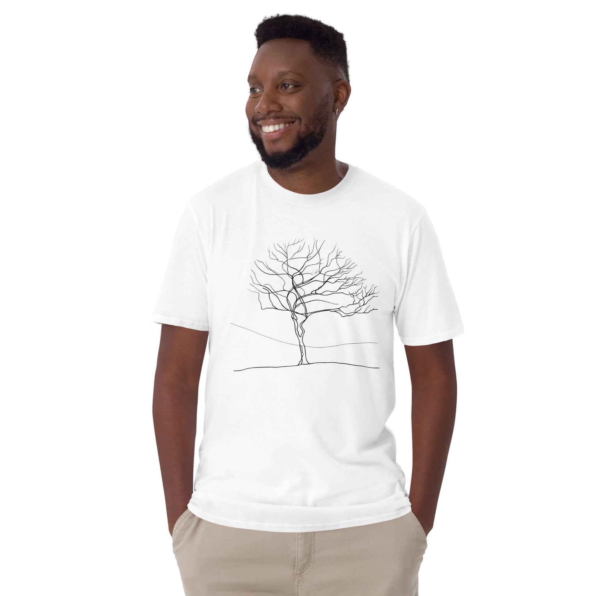 Eternal Growth Minimal Art Tee (White)