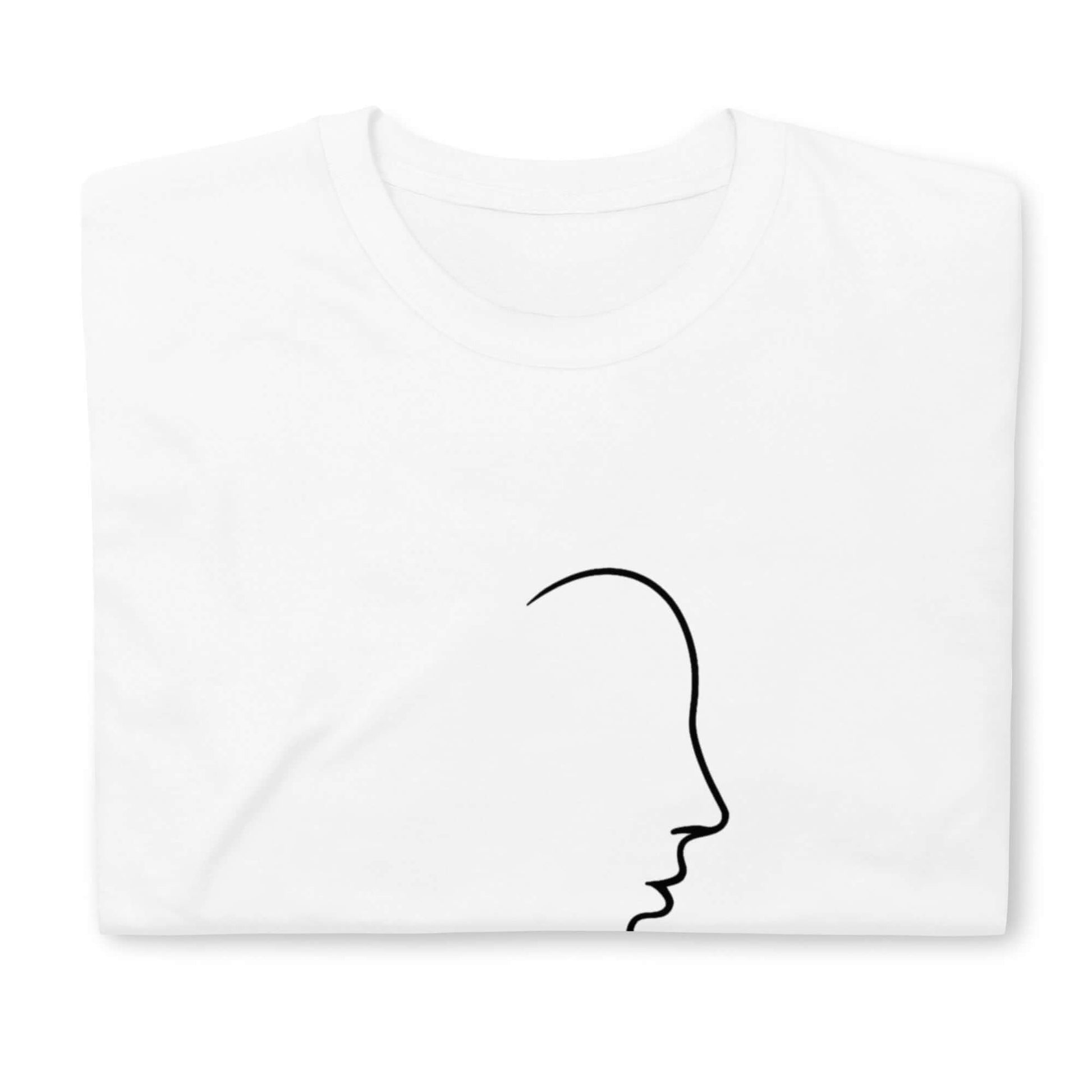 "Calm Reflection" Minimal Art Tee | Ajubee