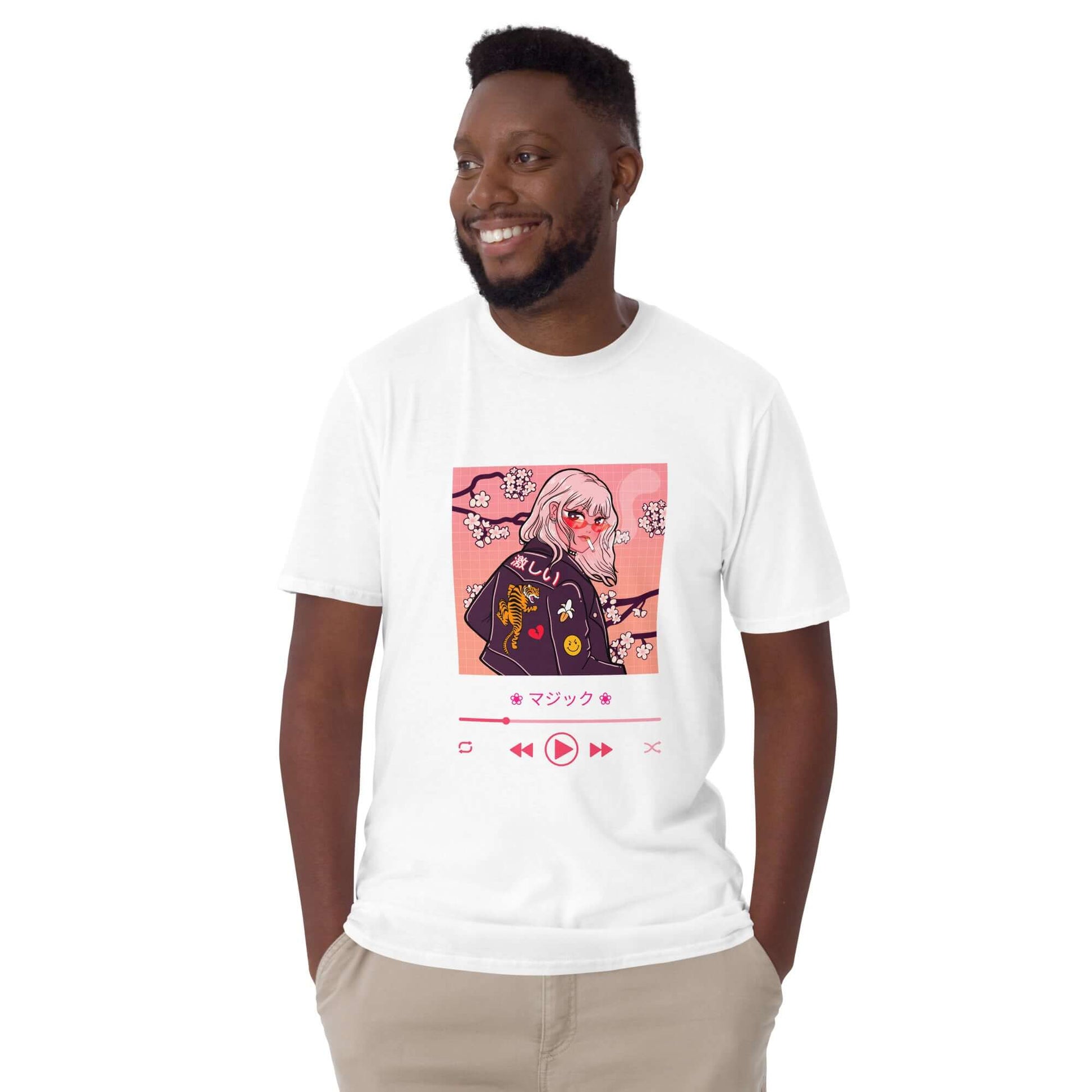 "Magic Sakura" Anime T-Shirt - Embrace Enchantment