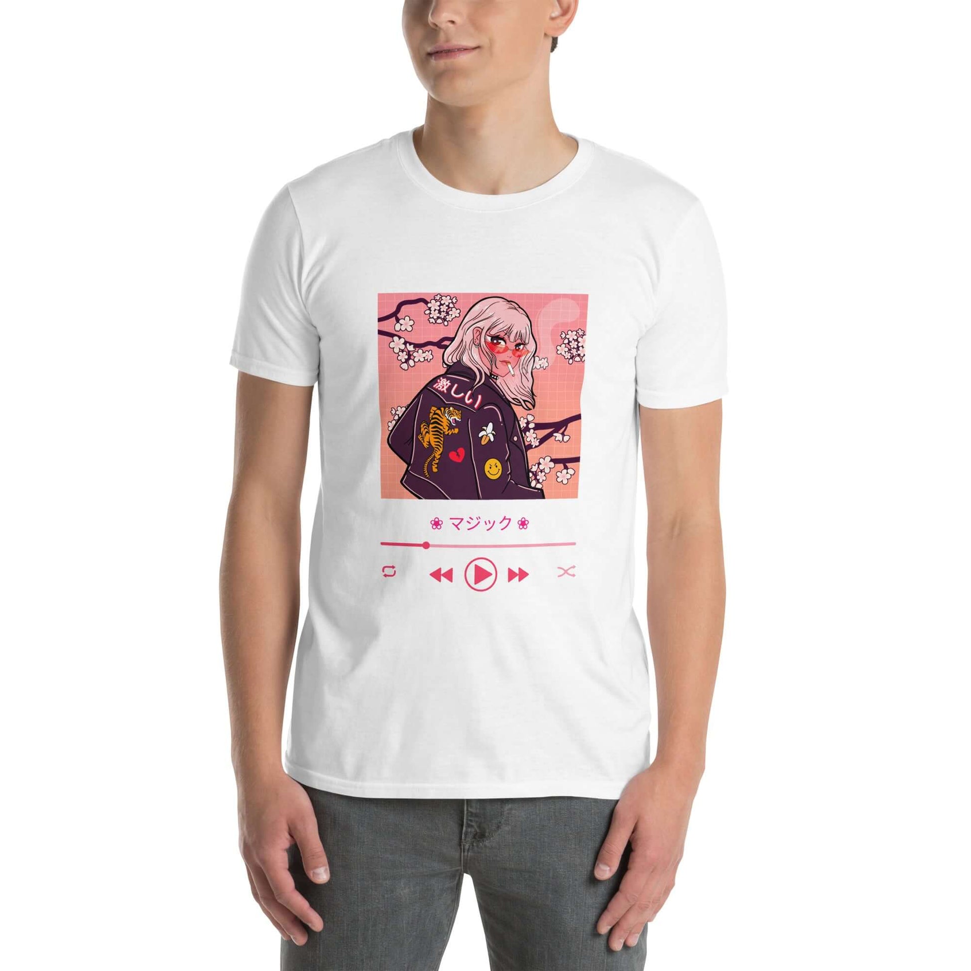 "Magic Sakura" Anime T-Shirt - Embrace Enchantment