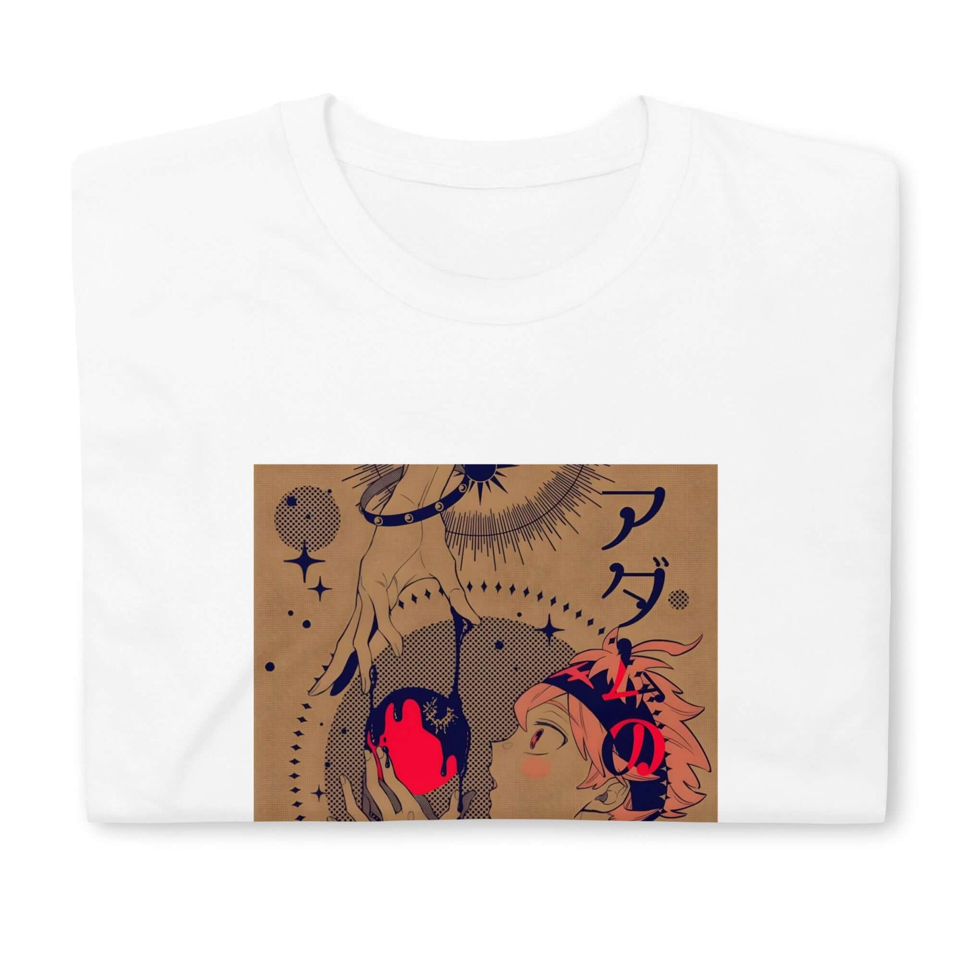 Asta's Forbidden Apple Tee - Ajubee White Art Shirt