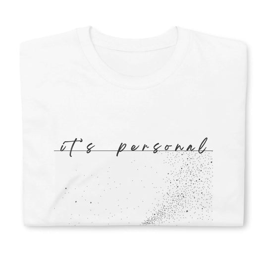 "It's Personal" Minimalist Art T-Shirt (White)