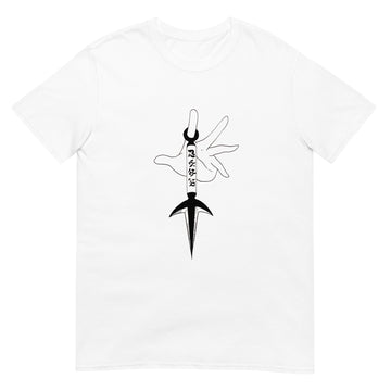 Kunai Ninja Tool Naruto Anime T-Shirt (White)